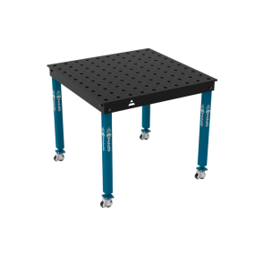 Заваръчна маса BASIC 1000x1000 с крака с колела